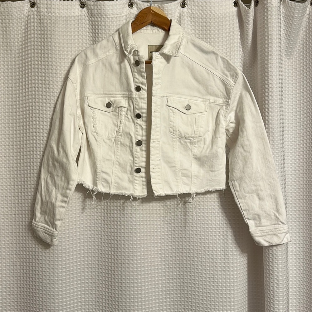 Women’s Cropped Liverpool Denim Jacket